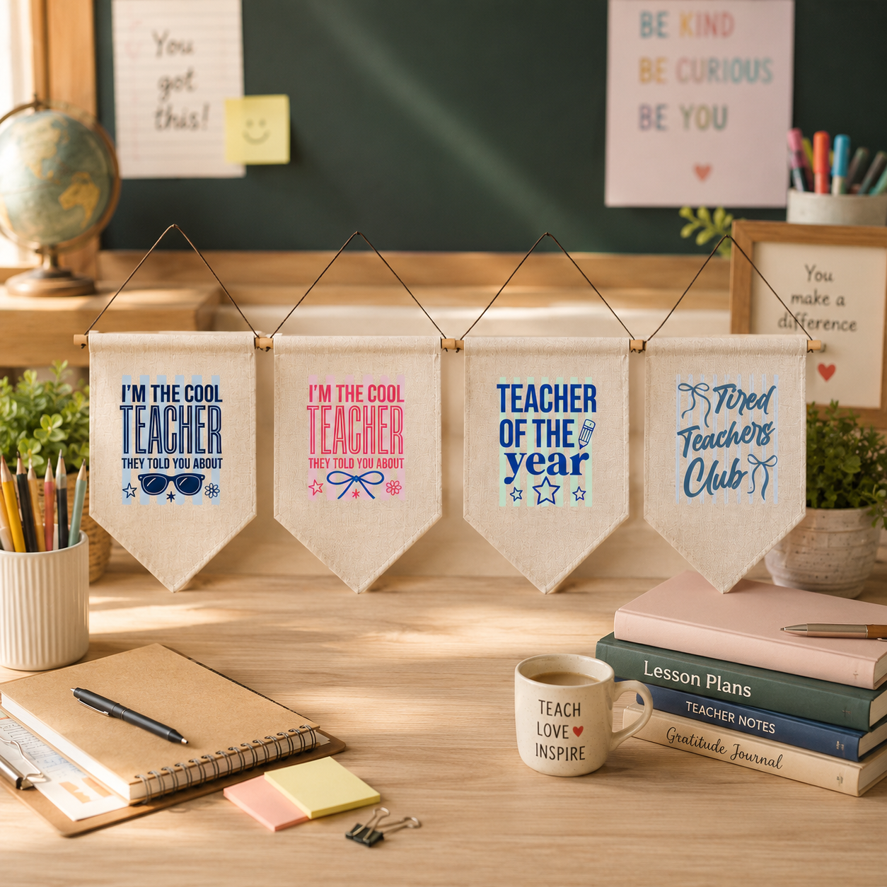 Teacher Mode Flag Banners