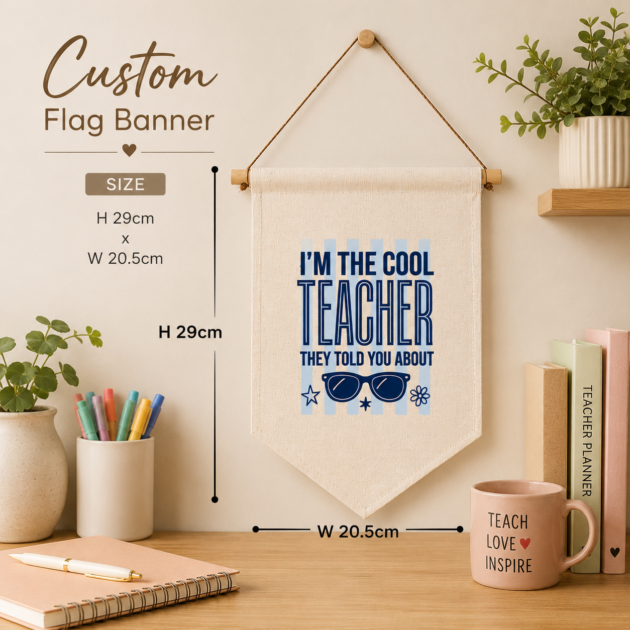 Teacher Mode Flag Banners