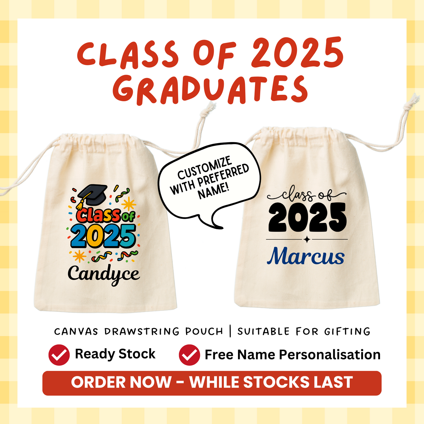 Class of 2025 Graduates - Favor Bags