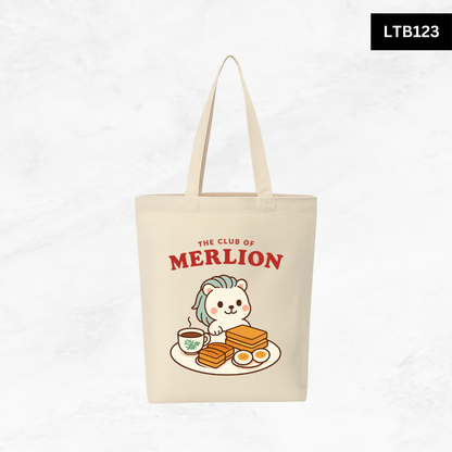 Canvas A4 Tote Bag - Club Merlion