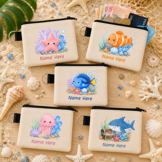 Under the Sea - Keyring Coin Purse