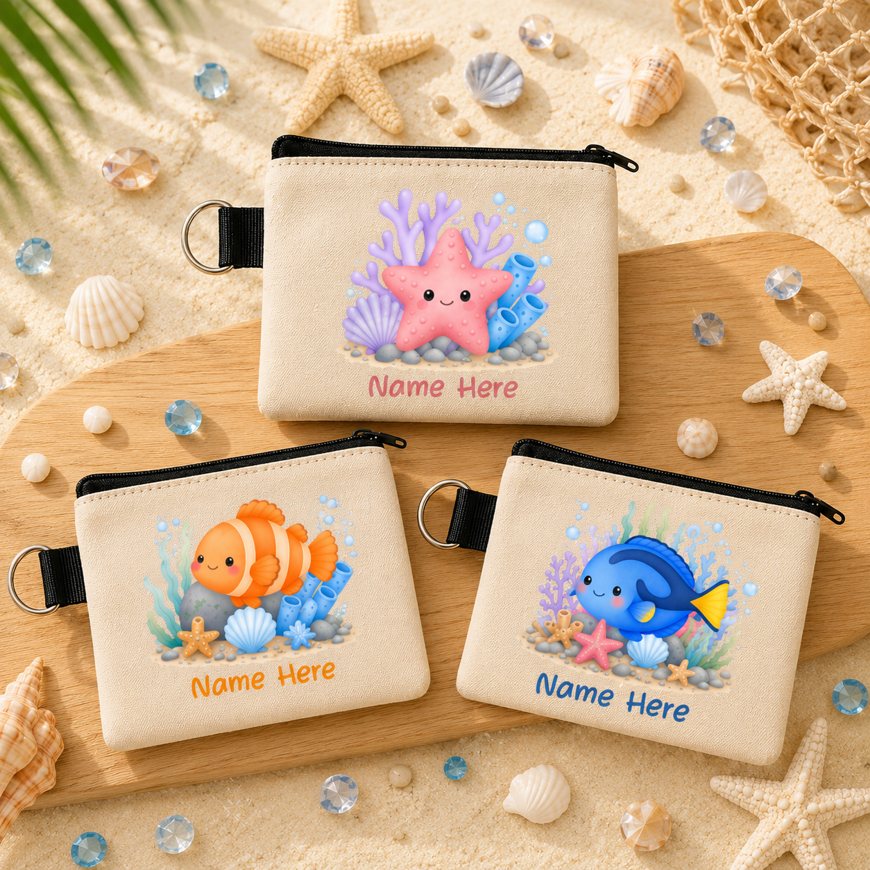 Under the Sea - Keyring Coin Purse