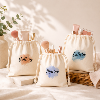 Watercolour Splash Custom Favor Bags