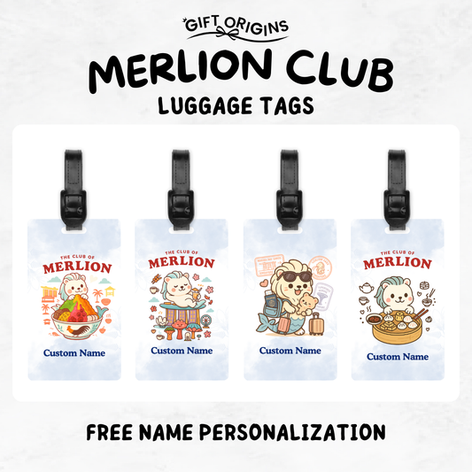 The Club Of Merlion Luggage Tag