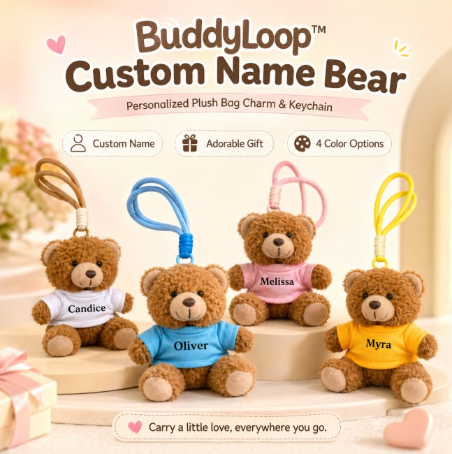 BuddyLoop Custom Name Bear